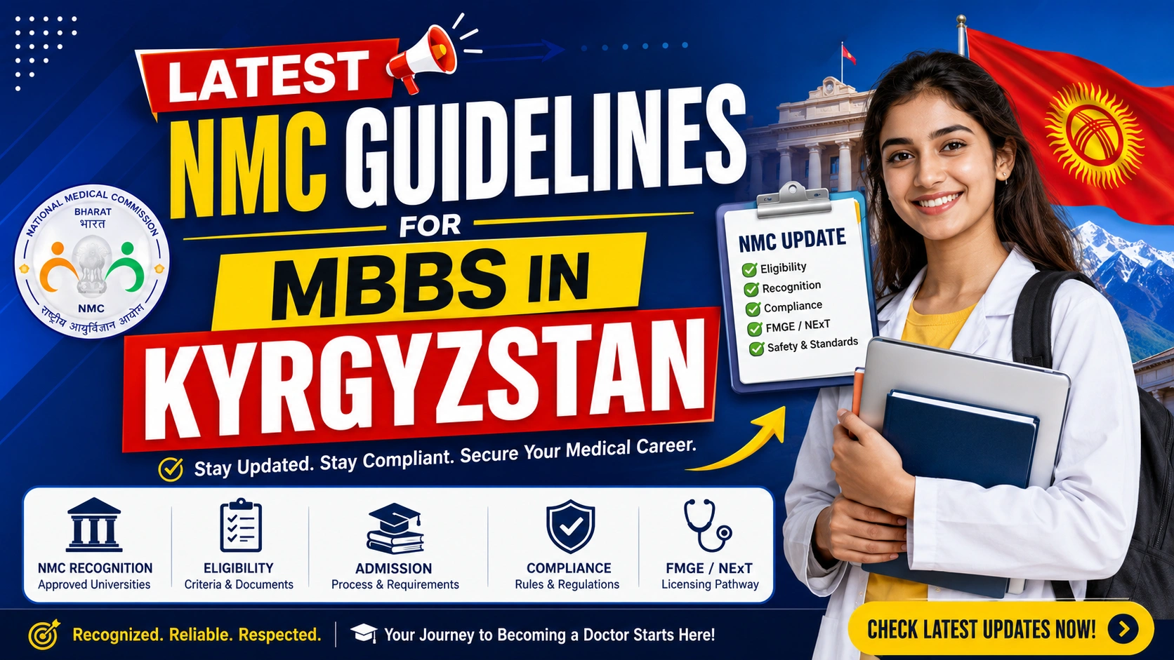 Latest NMC Guidelines for MBBS in Kyrgyzstan
